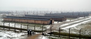 Every 2 chimneys represents one accommodation block designed to house 700 prisoners, in reality this was more like 1000.