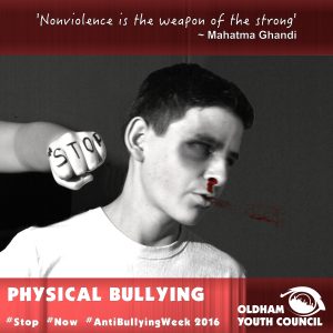 physical bullying poster 2016