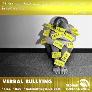 verbal bullying poster 2016