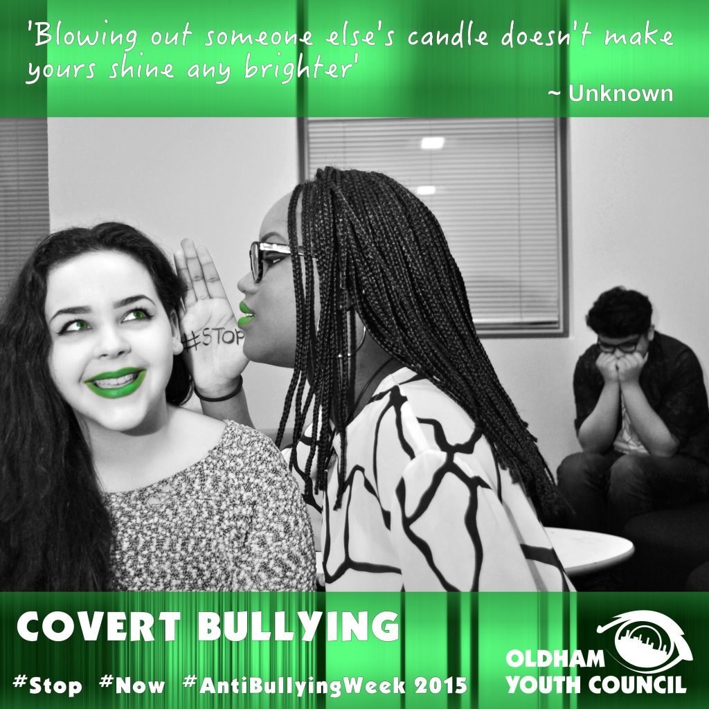 covert bullying poster