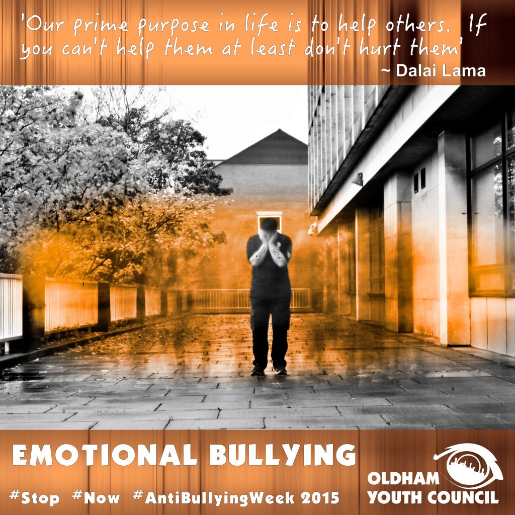 emotional bullying poster