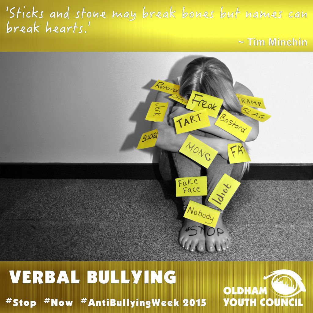 verbal bullying poster